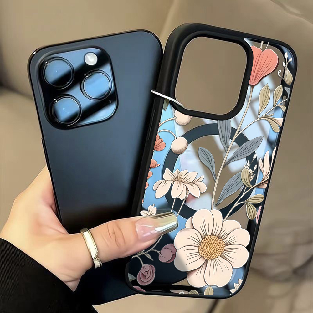 Czarne etui na telefon z kwiat – Magnetic Phone Case recenzja i cena