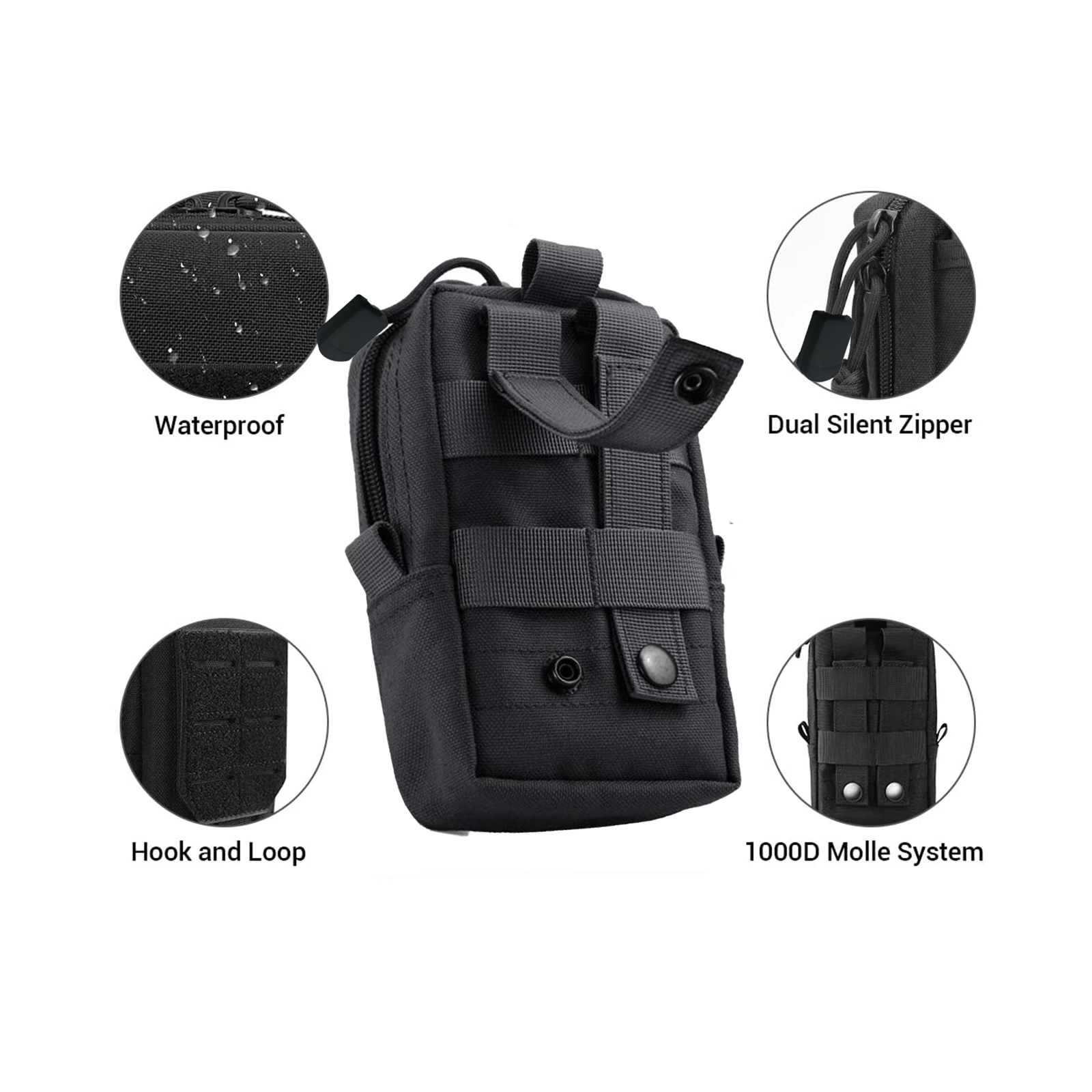 Taktyczna saszetka Molle sasze – Phone Accessories Organizer recenzja i cena